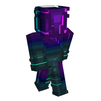 Tech Neon Minecraft Skin