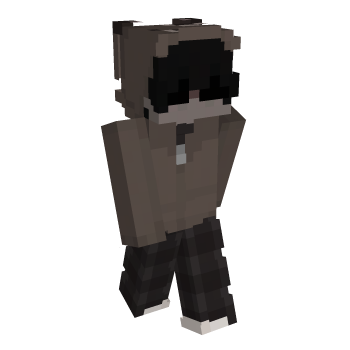 Hoodie Bear Minecraft Skin