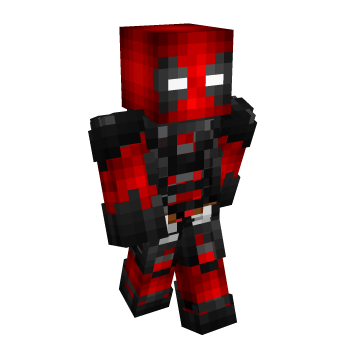 Deadpool Red Minecraft Skin