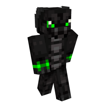 Lime Dragon Minecraft Skin