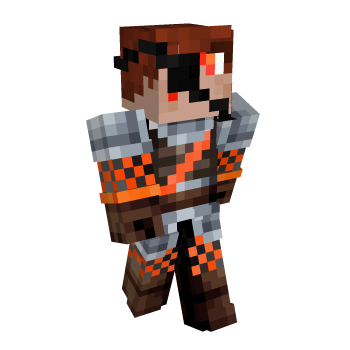 Eyepatch Blaze Minecraft Skin