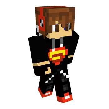Red Superhero Minecraft Skin