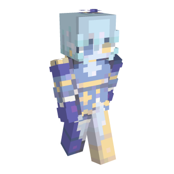 Cute Blue Minecraft Skin