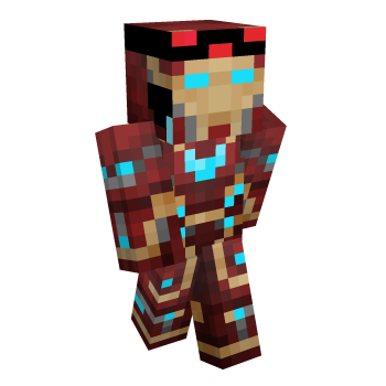 Iron Man Headband Minecraft Skin