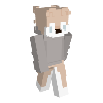 Brown White Minecraft Skin