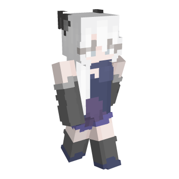 Wolf Girl Cute Minecraft Skin