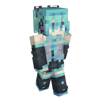 Girl Egirl Minecraft Skin