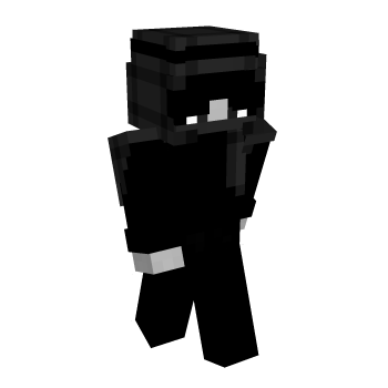 Hoodie Black Minecraft Skin