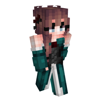 Teal Minecraft Skin