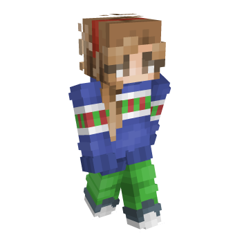 Festive Girl Minecraft Skin