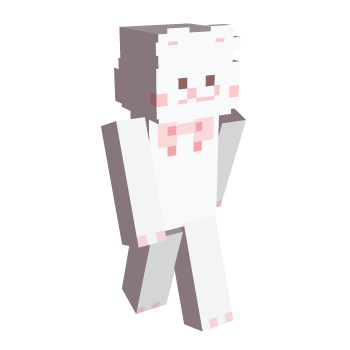 Cute White Minecraft Skin - Laby