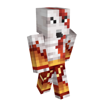 God Of War Playstation Minecraft Skin