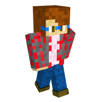 Flannel Glasses Minecraft Skin