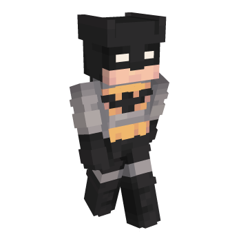 Black Superhero Minecraft Skin