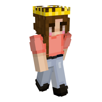 Crown Brown Eyes Minecraft Skin