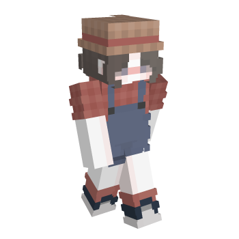 Girl Overalls Minecraft Skin