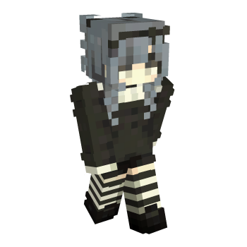 Dark Girl Minecraft Skin