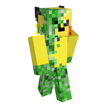 Pikachu Mob Minecraft Skin