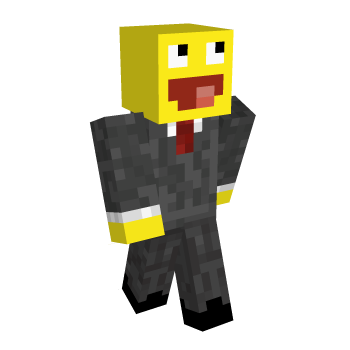Yellow Tuxedo Minecraft Skin