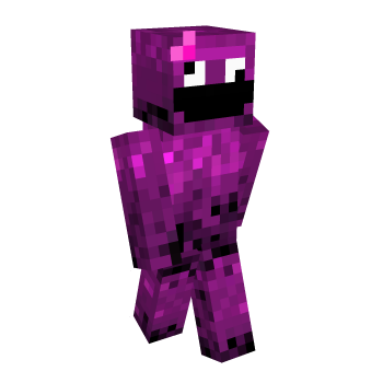 Purple Cookie Monster Minecraft Skin