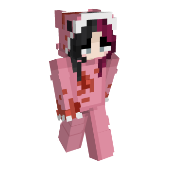 Creepy Pink Minecraft Skin