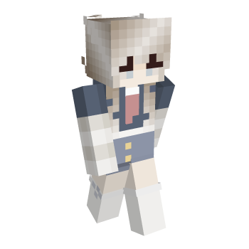 Schoolgirl Aesthetic Minecraft Skin