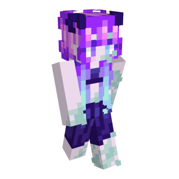 Lilac Girl Minecraft Skin