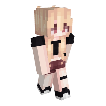 Red Skirt Minecraft Skin