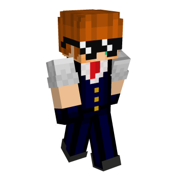 Red Head Tuxedo Minecraft Skin