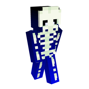 Gradient Blue Minecraft Skin