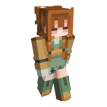 Brown Cute Minecraft Skin