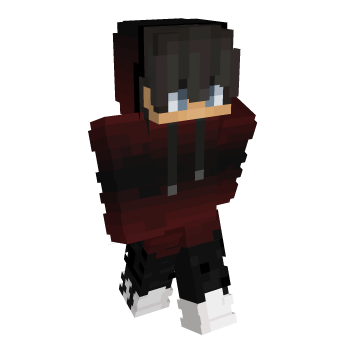 Red Hoodie Minecraft Skin