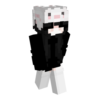 Girl Hooded Minecraft Skin
