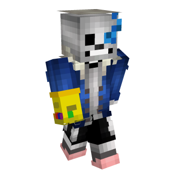 Sans Infinity Gauntlet Minecraft Skin