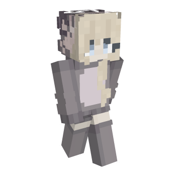 Gray Koala Minecraft Skin