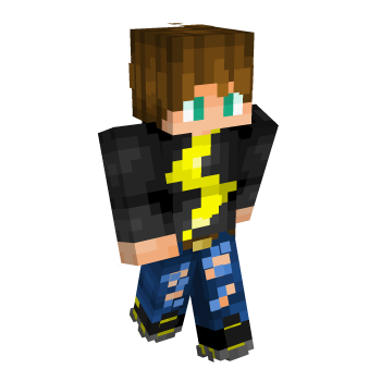 Lightning Skater Minecraft Skin