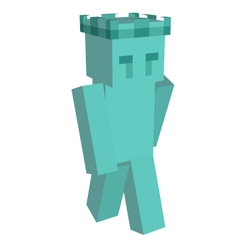 Blue Crown Minecraft Skin