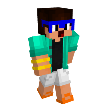 Aqua Human Minecraft Skin