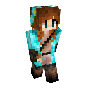 Turquoise Minecraft Skin