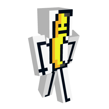 Stickman Banana Minecraft Skin