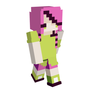 Neon Pink Minecraft Skin