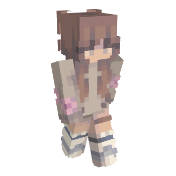 Girl Brunette Minecraft Skin