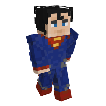 Red Superman Minecraft Skin