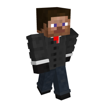 Tuxedo Steve Steve Minecraft Skin