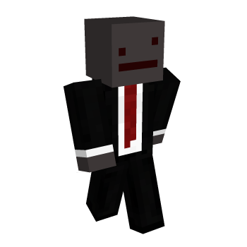 Gray Tie Minecraft Skin