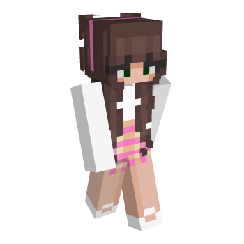 Skirt Brunette Minecraft Skin