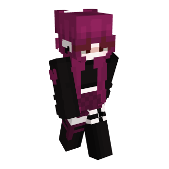 Punk Purple Minecraft Skin