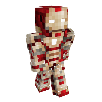 Marvel Iron Man Minecraft Skin