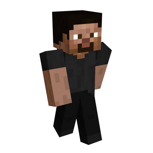 Steve Dark Minecraft Skin - Laby