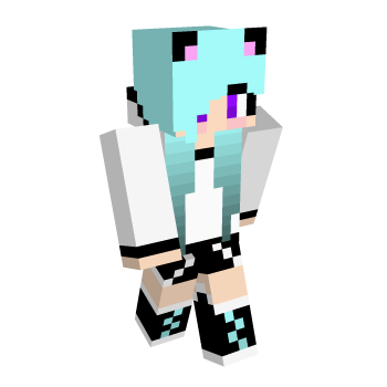 Blue Hoodie Minecraft Skin